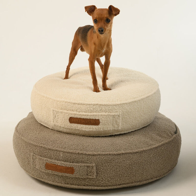 Charlie Orthopedic Dog Mattress – Premium Round Bed, Soft Chenille, Handmade in Europe