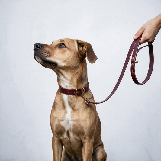 Fig Luxury Leather Lead - 2 cm